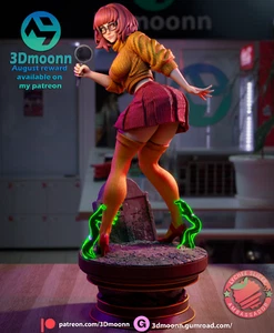 3DMoonn Velma 3d printed 1/6 scale 12 inch anime figure DIY kit unpainted - Picture 1 of 29
