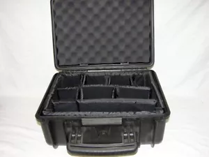 New Black Armourcase 1450 case includes Padded Dividers & engraved nameplate - Picture 1 of 5