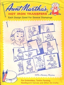 Aunt Martha's Hot Iron Transfers ~ 3275 ~ Nursery Rhymes - Picture 1 of 2