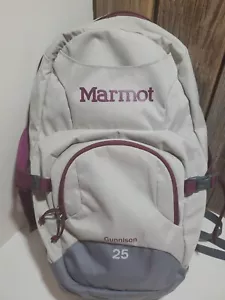 MARMOT Gunnison 25 Backpack Gray Burgundy - Picture 1 of 18