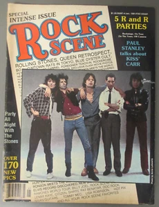 Rivista Scena Rock gennaio 1981 copertina Rolling Stones KISS, Queen Bowie Ramones! - Foto 1 di 2