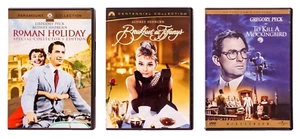 Breakfast at Tiffany's, Roman Holiday,To Kill a Mockingbird DVD Lot,Gregory Peck - Picture 1 of 10