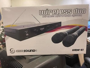 GemSound GMW-61 Professional 2 Microphones & Receiver CLEARANCE IS HEEERE​ - Picture 1 of 12