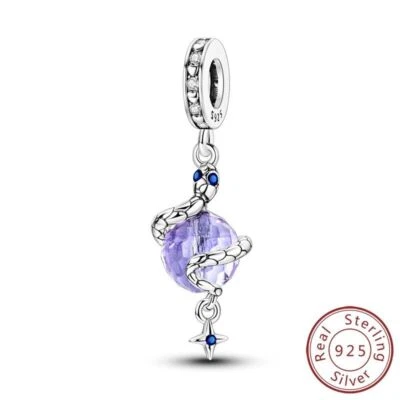 MULA Women 925 Sterling Silver CZ Charm Mysterious Purple Series For Bracelet - Image 1 of 4