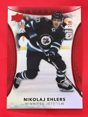 Nikolaj Ehlers 2022-23 Trilogy 38 Uncommon Red 75/299 Jets - Image 1 of 2