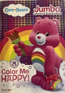 CARE BEARS Coloring & Activity Book “ Color Me Happy” Color Book - Picture 1 of 5