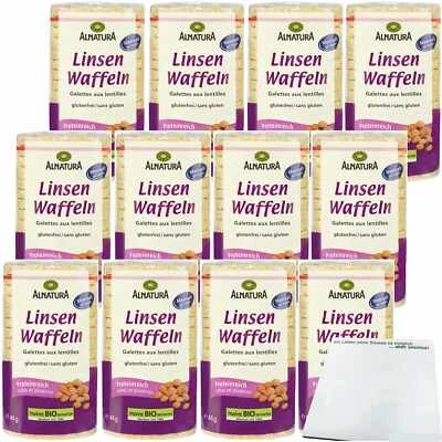 Alnatura Bio Linsenwaffeln VPE 12x44g Beutel usy Block - Bild 1 von 4