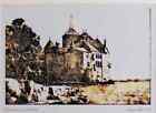 439022 Chilon Castle By Montreux On Lake Geneva A3 Watercolour Print