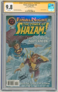 CGC SS 9.8 DC Comics Power of Shazam #20 SIGNED by Jerry Ordway / Superman App. - Picture 1 of 2