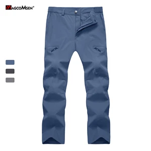 Men's Hiking Pants 6 Pockets Water Resistant Ripstop Lightweight Outdoor Pants - Picture 1 of 32