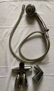 Aquadyne Handheld Shower Head with Original Shower Parts Carver Marine Interior - Picture 1 of 5