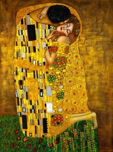 THE KISS - GUSTAV KLIMT - REFRIGERATOR PHOTO MAGNET 3"X5" - Picture 1 of 3