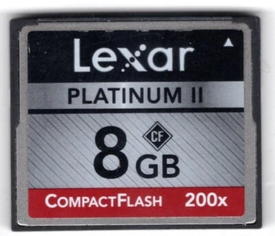 LEXAR PLATINUM II COMPACT FLASH 8 GB - Image 1 of 2