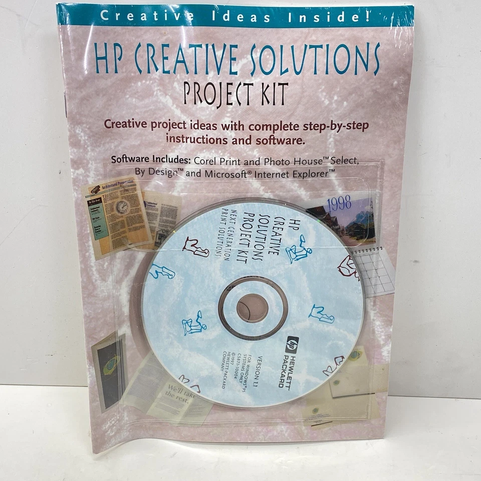 HP Creative Solutions Project Kit Version 1.1 For Windows 95 On CD, 1997 - Image 1 of 4