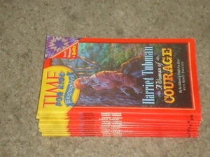 Lot 12 Time for Kids Biographies Harriet Tubman A Woman of Courage Teacher Class - Picture 1 of 8
