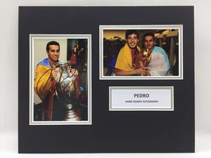 RARE Pedro Spain Euro 2012 Signed Photo Display + COA AUTOGRAPH - Picture 1 of 3