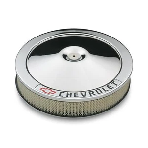 Proform 141-906 Chrome Air Cleaner Recessed Fits Chevrolet Emblem - Picture 1 of 4