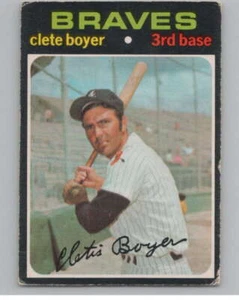 1971 O-Pee-Chee #374 Clete Boyer Atlanta Braves V101552 - Picture 1 of 3