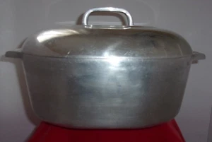 Wagner Ware Sidney O Magnalite 4265-M vntg MCM oval roaster Dutch Oven 8 qt VGC - Picture 1 of 13