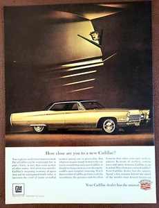 Cadillac Gold Fleetwood 1967 anuncio impreso vintage - Imagen 1 de 3