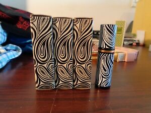 (3) Vtg  Avon Patterns Perfume Rollette All W/ Psychedelic Mod Boxes