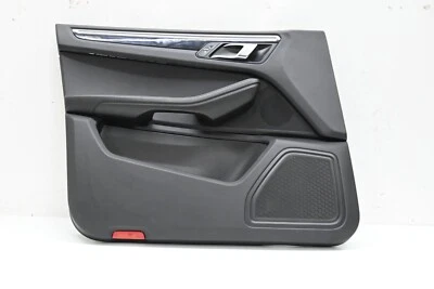 ⭐ 15-21 Porsche Macan Front Left Driver Interior Door Card Panel Cover Black Oem Foto 1 de 4