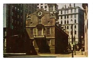 The Old State House, Boston Massachusetts, VTG Post Card. - Picture 1 of 2