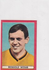 1963/64 Wiesbaden Sticker Football Card Edition 55 Reinhold Wosab - Glue