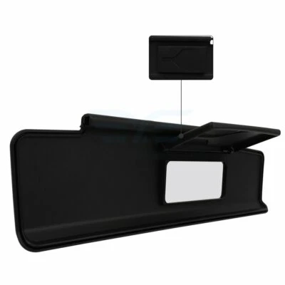 Passenger Right Side Sun Visor For Mazda MX-5 Miata 2.0L 2006-2015 Black Foto 1 de 4