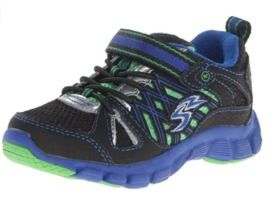 Zapatos para correr Stride Rite Kids Propel aire acondicionado negros reales YB51169 elige tallas nuevos en caja Foto 1 de 2