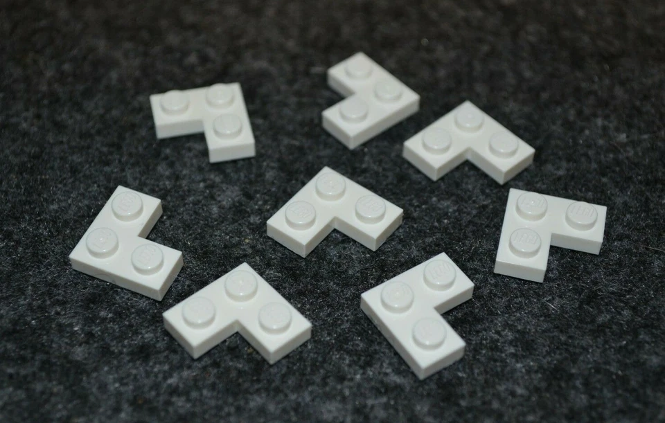(8) 2x2 Blanco "L" Placa Esquina Ladrillos Lego ~ Lego ~ NUEVO ~ Espacio Foto 1 de 1