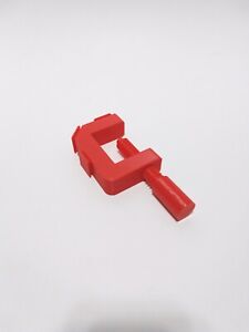 3D Printed for Hot Wheels Tracks 3 Position  C Clamp RED