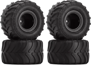 INJORA Monstertruck Felge Reifen Satz für Axial SCX24 FMS FCX24 und TRX4MT, 7 - Bild 1 von 12