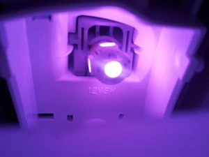 2 bombillas LED T10 921 168 912 5-SMD rosa púrpura mapa de cuña - Imagen 1 de 6
