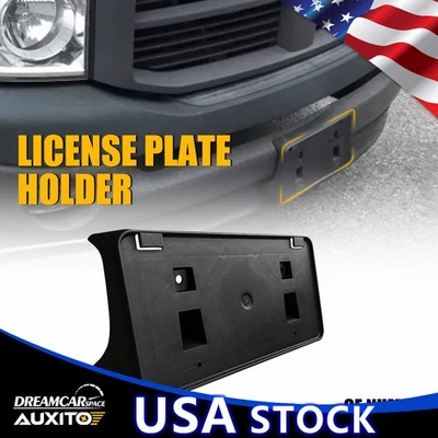 Front License Plate Tag Bracket For Holder 2004-2008 Dodge Ram 1500/ 2500/ 3500 Foto 1 de 4