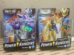 Hasbro power rangers dino fury gold ranger & void knight (LOTTO di 2) - Foto 1 di 24