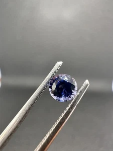 New Natural Sri Lanka Round Bluish Purple Spinel 0.52ct Loose Gemstone Untreated - Picture 1 of 7