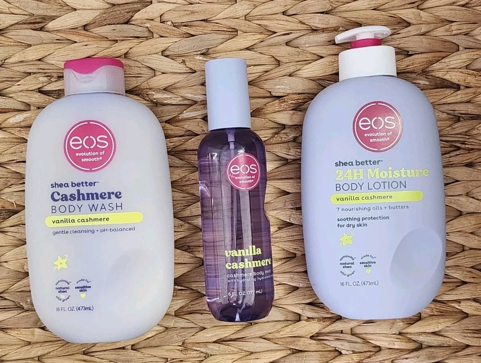 Eos Vanilla Cashmere Shea Butter-Lotion-Mist (3 Set) - Image 1 of 1