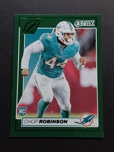 CHOP ROBINSON RC 2024 Panini Zenith Green Parallel 2 Minute Drill #119 Rookie - Bild 1 von 2