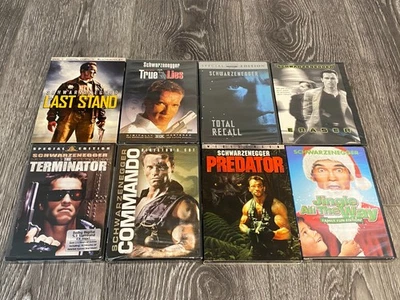 Lot Bundle 8 Arnold Schwarzenegger DVD Movies New Sealed Terminator Predator - Image 1 of 4