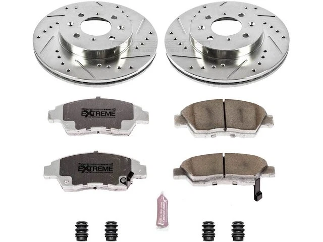 Kit de pastillas de freno delanteras y rotor Power Stop 59CYTT36 para Honda Civic 2003 2004 2005 Foto 1 de 1