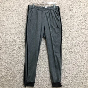 Pantalones deportivos Adidas grandes adultos grises a rayas para correr atléticos para hombre L - Imagen 1 de 10