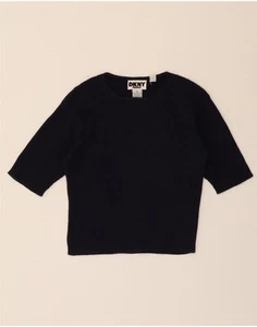 DKNY Girls Crew Neck Jumper Sweater 7-8 Years Medium Navy Blue LU27 - Picture 1 of 3