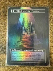 The Immortal Throne FOIL NM Unique - Sorcery: Contested Realm BETA - Picture 1 of 2