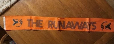 The RUNAWAYS 1970's US Concert SCARF Official TOUR Merchandise PUNK Jett FOWLEY - Image 1 of 4