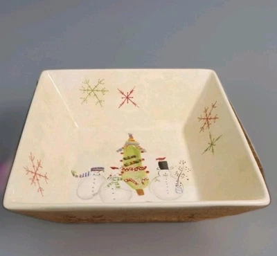 Oneida Snowmates Serving Bowl 12" Debbie Taylor-Kerman Excellent  - Image 1 of 4
