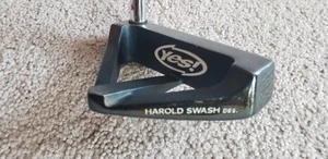 RH Yes! Emma C Groove Putter Herald Swash Design 34” Center Shaft Headcover - Picture 1 of 8
