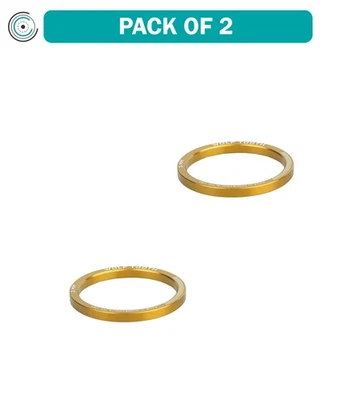 Упаковка из 2 прокладок для гарнитуры Wolf Tooth Precision 3 мм золотистые - Изображение 1 из 4