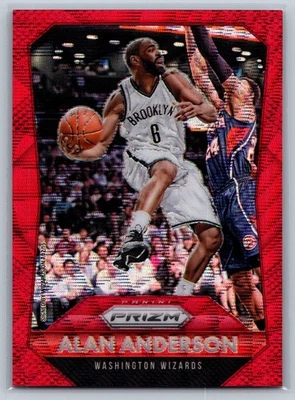 Alan Anderson 2015-16 Panini Prizm #55 Ruby Wave Prizm /350 - Image 1 of 2