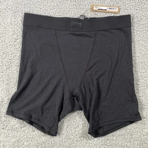 NWT SKIMS Boyfriend Boxer Shorts Womens Small Onyx AP-BOX-0461 G93-42 - Picture 1 of 5